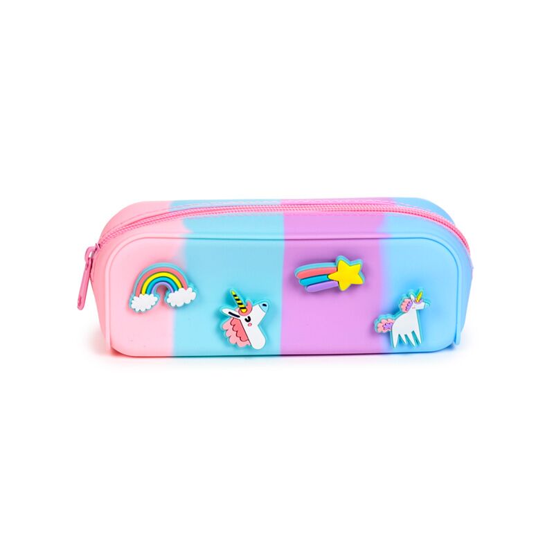 Unicorn Magic Charms Silicone Pencil Case