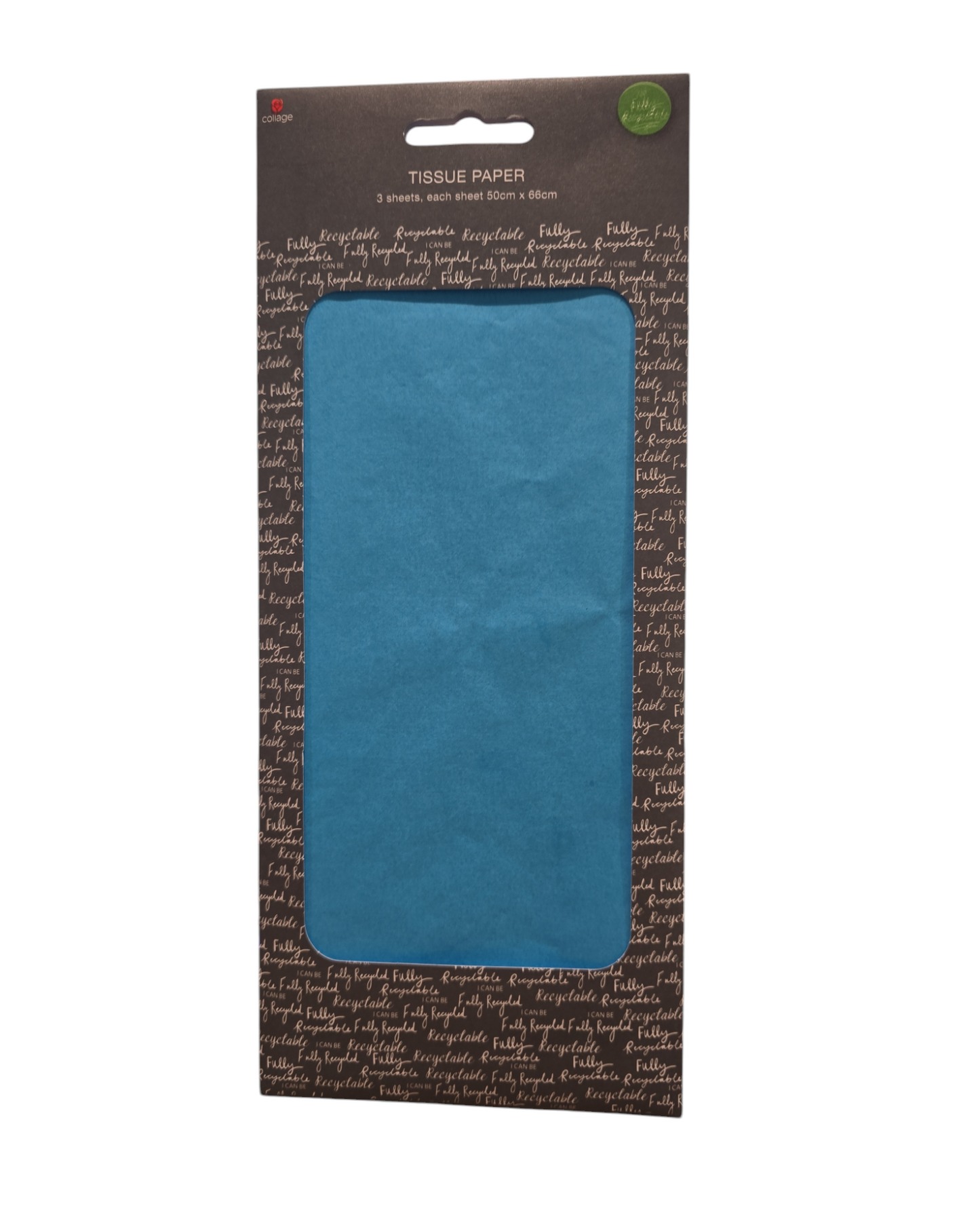 Tissue Paper, 3 Sheets 50x66cm LIGHT BLUE