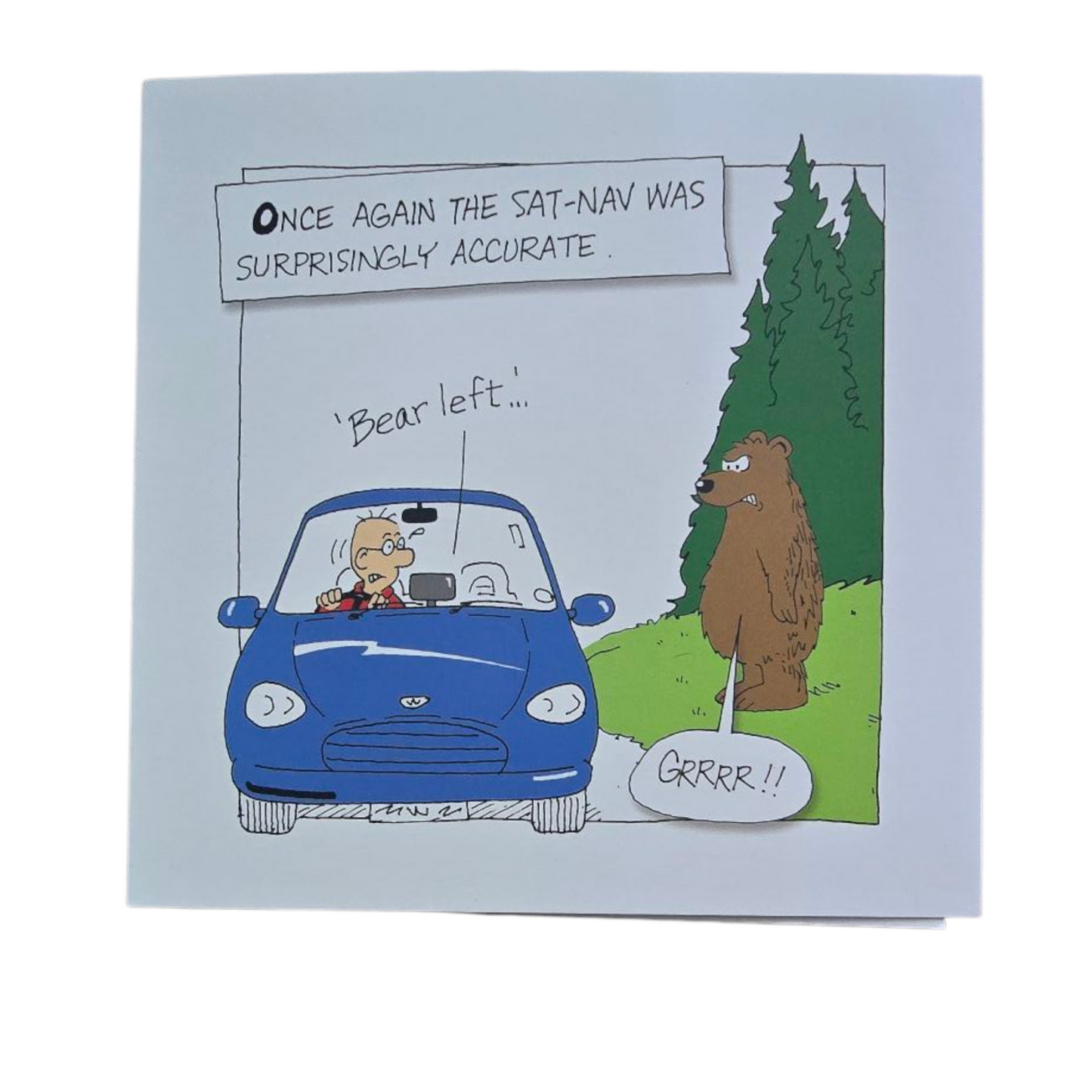 Once again the sat-nav was surprisingly accurate
