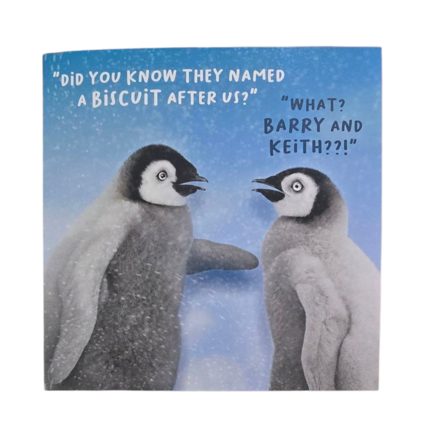 Did you know they named a buscuit after us? What barry and keith!