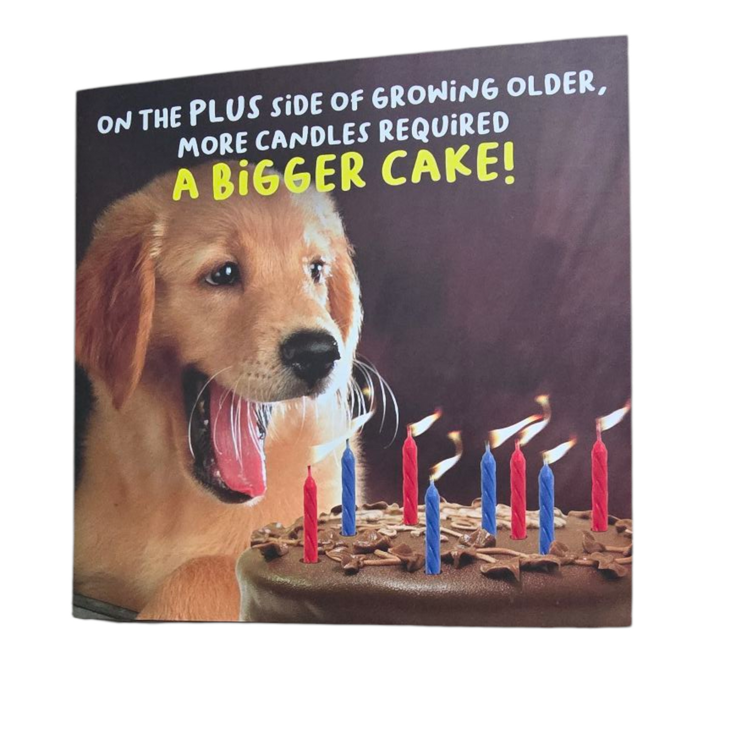 On the plus side of growing older, more candles required a bigger cake