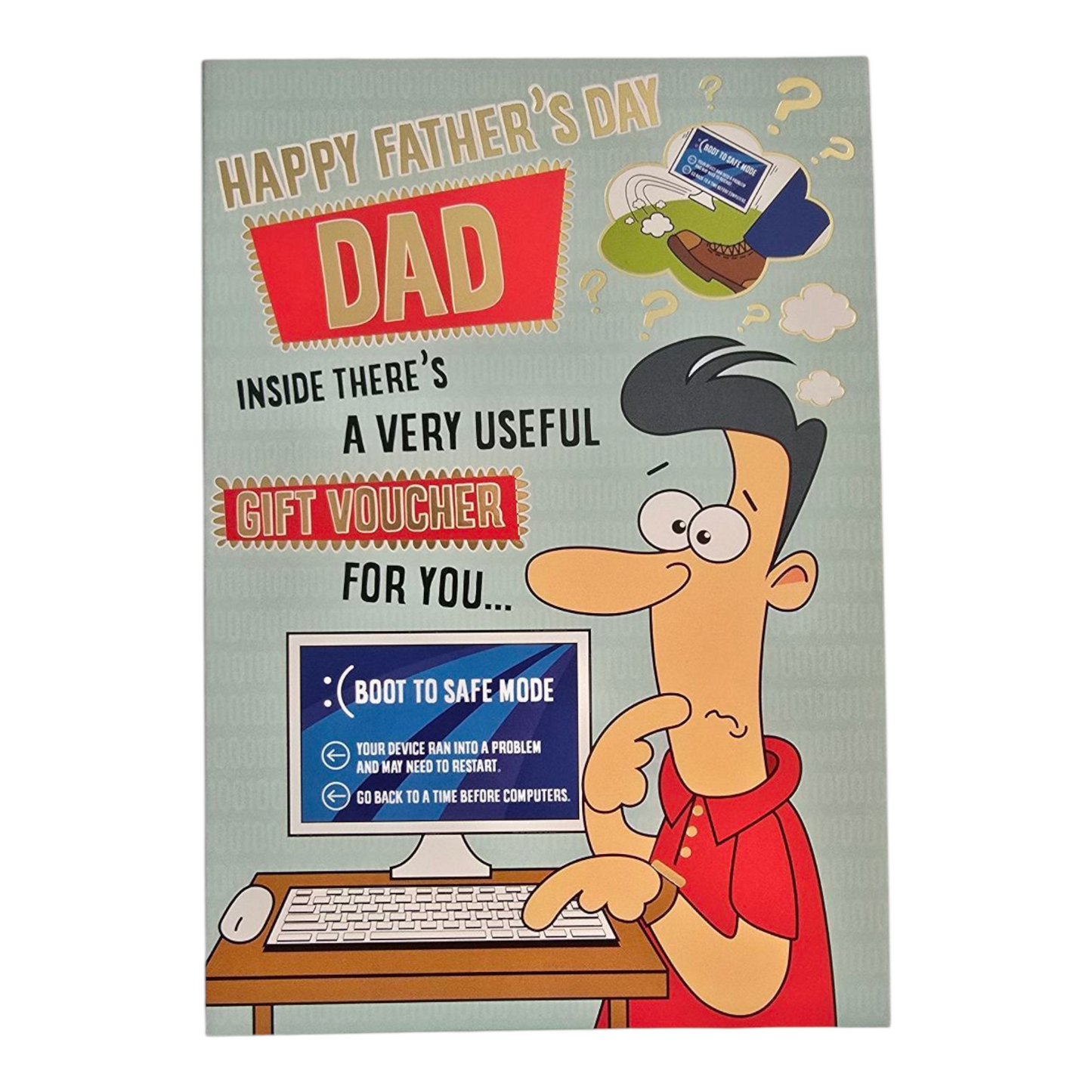 Happy Fathers Day inside there is a useful voucher for you