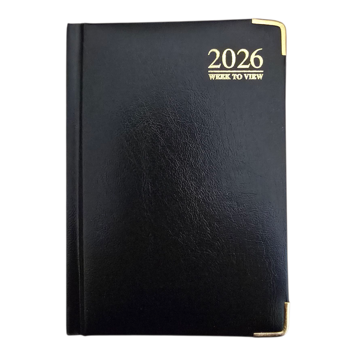 2026 Pocket Diary (10.5cm x 7.5cm) - Leather Effect