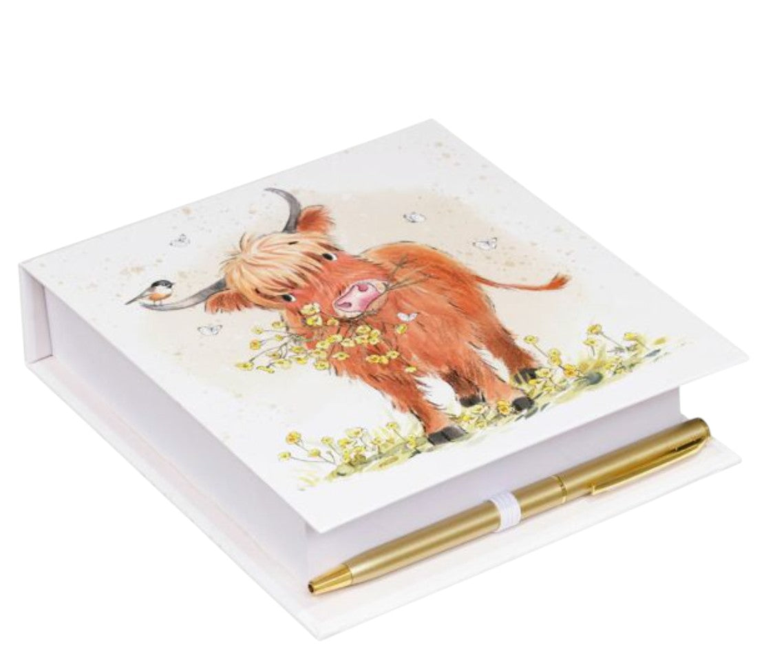Paper Shed Designs Highland Cow Memo Pad