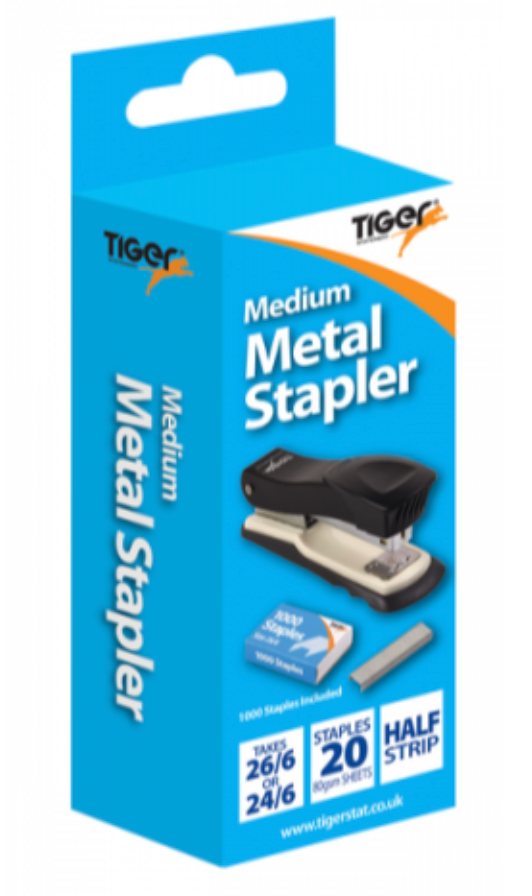 Medium Metal 26/6 Stapler