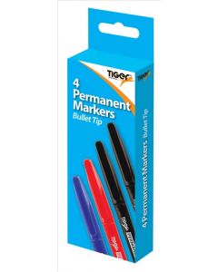 4 Permanent Markers