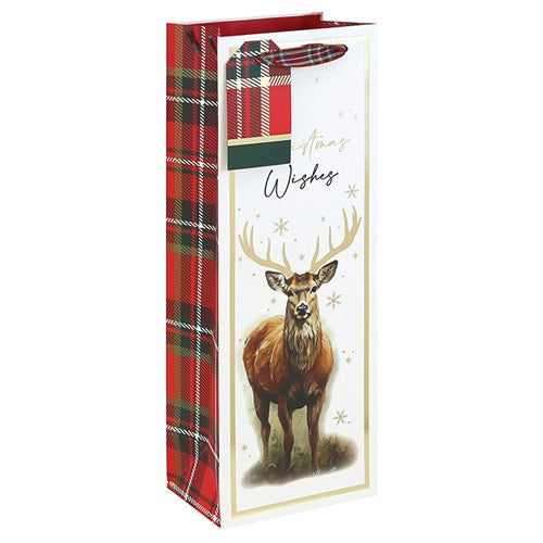 Tartan Winter Woodland Bott Bag