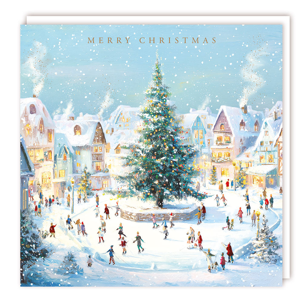 Pack of 5 - Skating around the Tree - 140x140 - Foil - RT