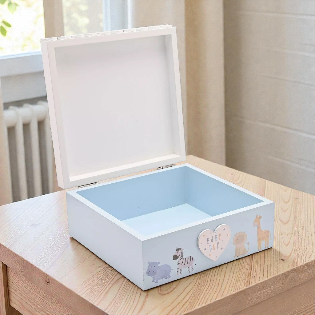 Petit Cheri Giraffe Keepsake Box - Baby Boy