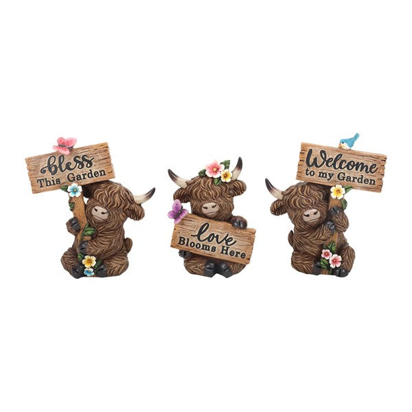 Highland Cow Decor 11cm
