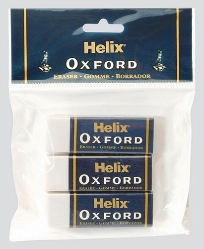 HELIX HANG PACK 3 OXFORD ERASERS