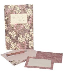 DESIGN BY VIOLET WRITING SET POUCH - FOXGLOVE