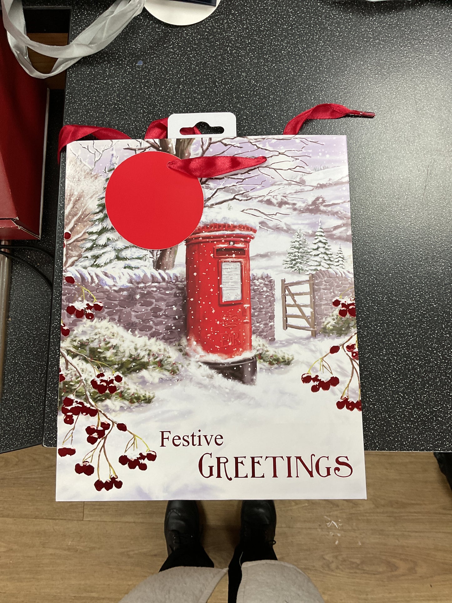 Medium post post gift bag