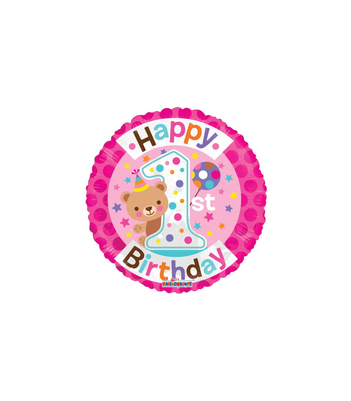 Round Foil Balloon – 46cm – Birthday Girl 1