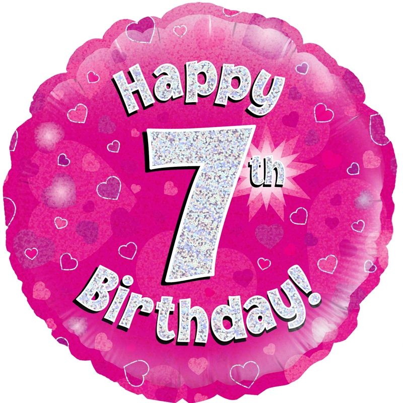Foil Balloon 18Inch Age 7