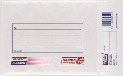 Protect & Send A White Padded Envelopes 120 x 165mm