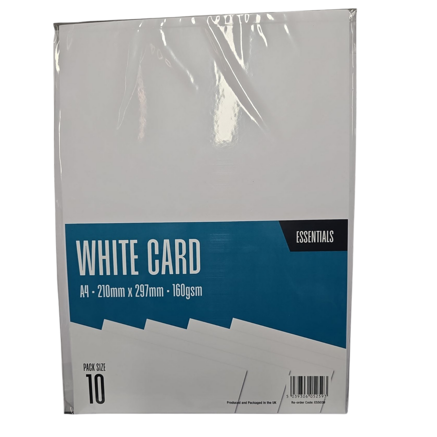 A4 White Card
