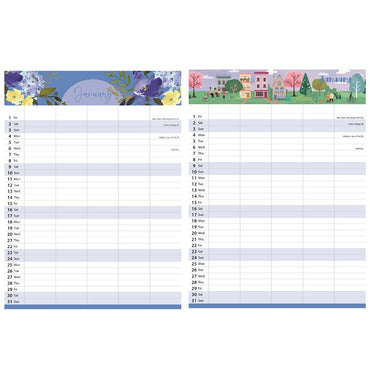 Tallon 2027 Organiser Calendar with Shopping List & Notes