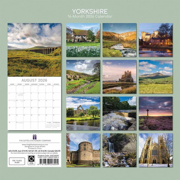 Yorkshire Calendar 2026