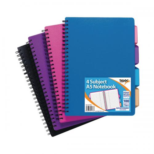 A5 Assorted Subject Notebook