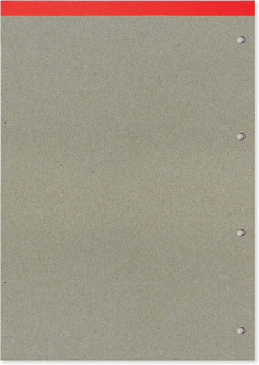 A4 160 Pages 8mm Feint With Margin Refill Pad (210x297mm)