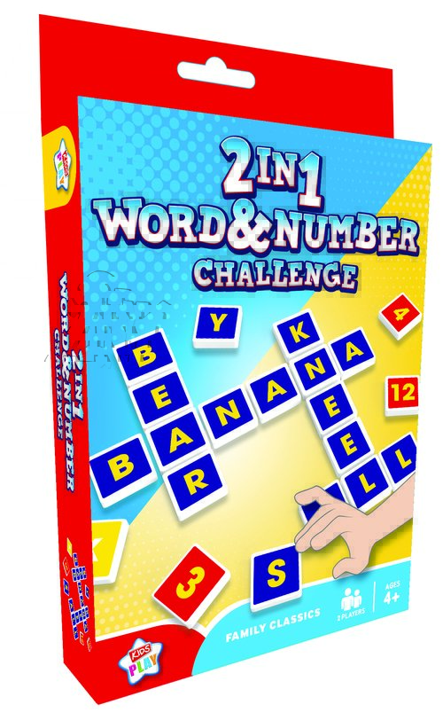 KIDS CREATE 2IN1 WORD & NUMBER CHALLENGE