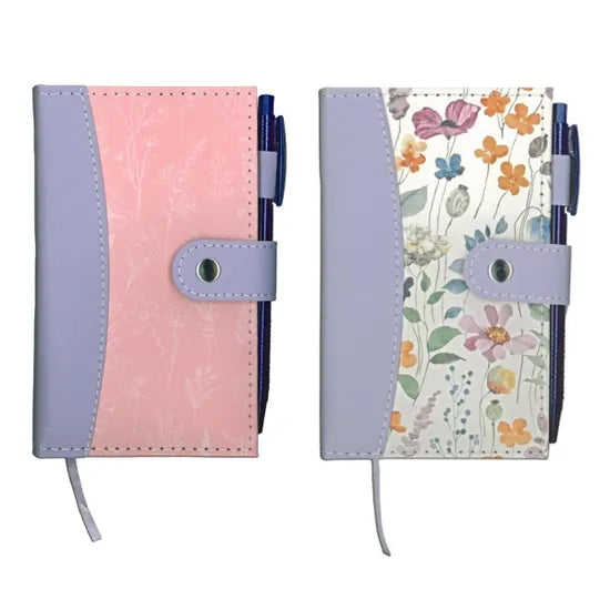 Wild Bloom Slim Notebook & Pen Set - Assorted Designs