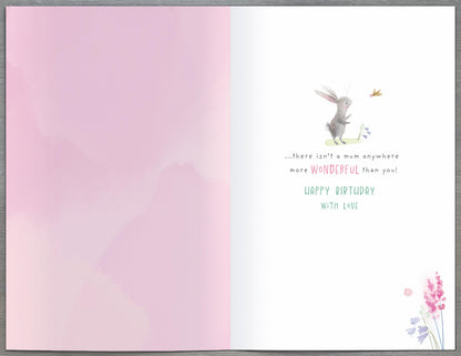 Standard Greeting Cards Birthday Mum Cute Little Hops