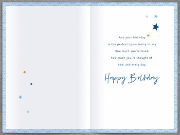 Standard Greeting Cards Birthday Grandson  Simply Traditional