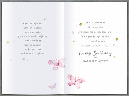 Standard Greeting Cards Birthday Granddaughter  Gibson Core Line