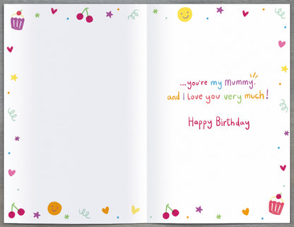 Standard Greeting Cards Birthday Mummy 0-6 Juvenile All Typed Up