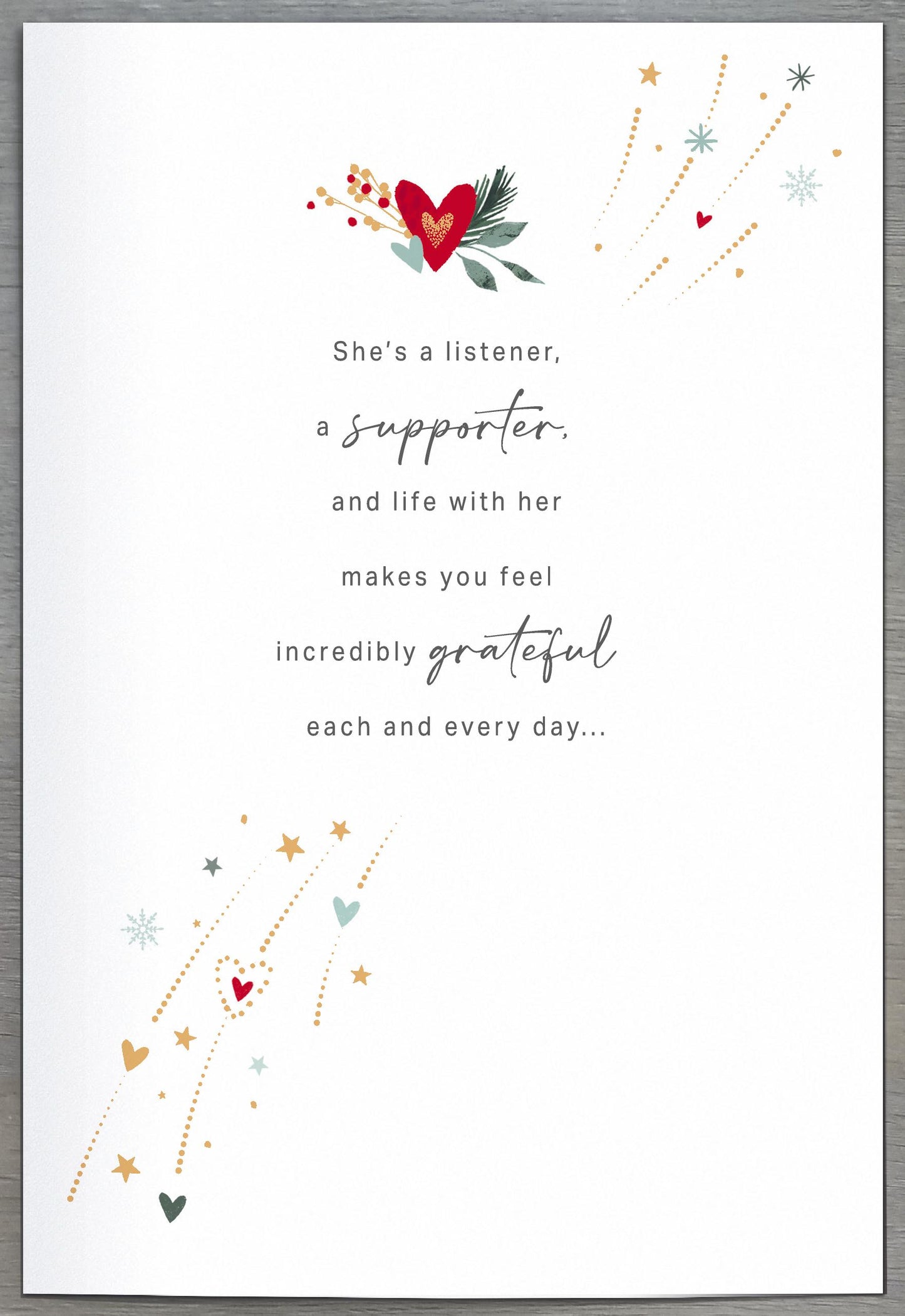 Hand Finished Greeting Cards Wife  Daydreams