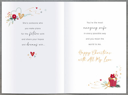 Hand Finished Greeting Cards Wife  Daydreams