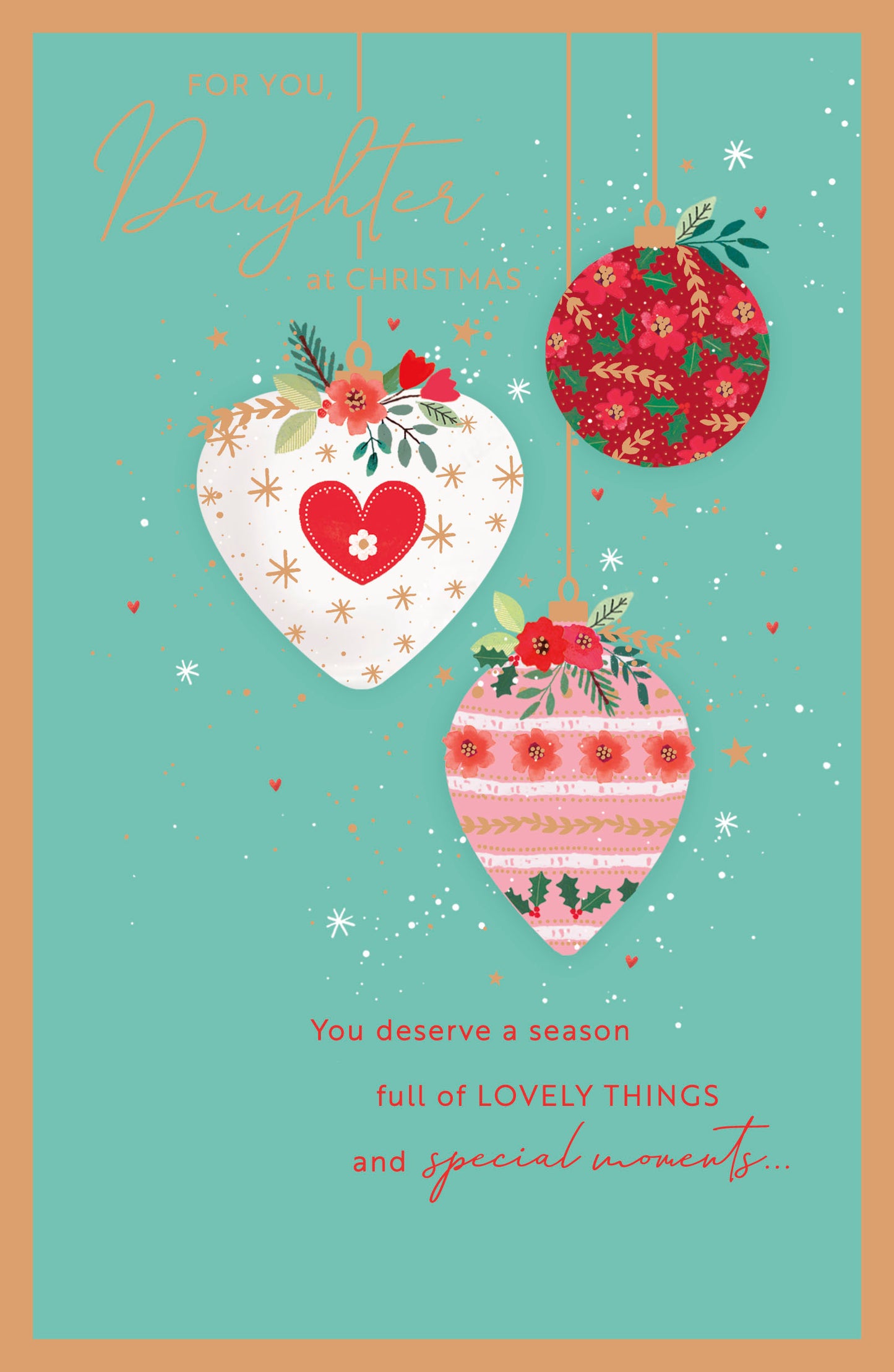 Standard Greeting Cards Daughter  Simply Traditional