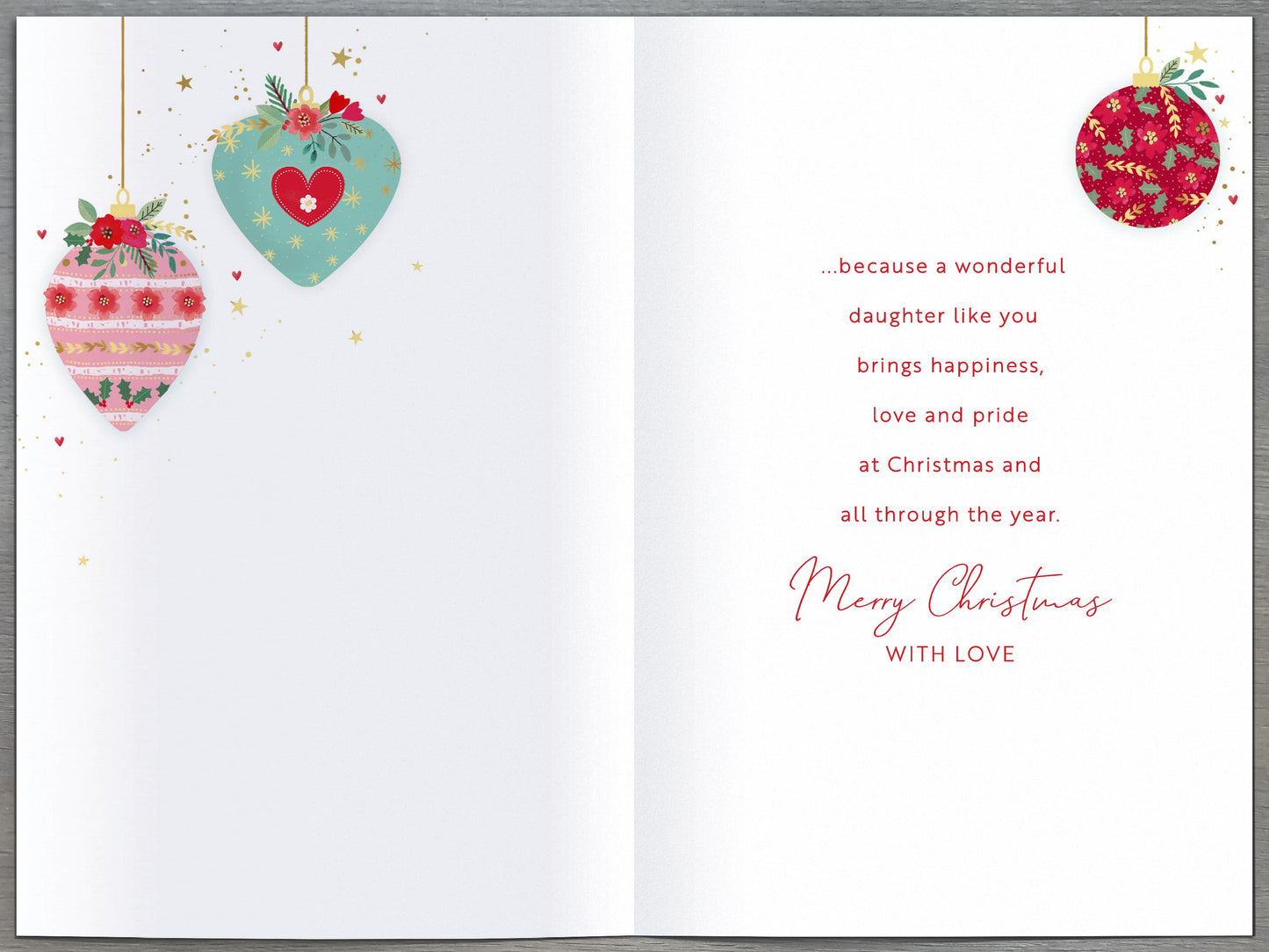 Standard Greeting Cards Daughter  Simply Traditional