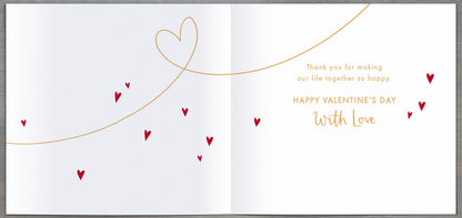 Hand Finished Greeting Cards Wife  Loop the Loop