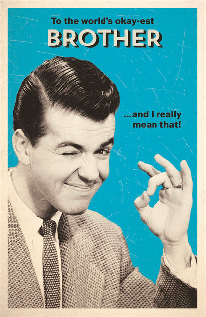 Standard Greeting Cards Birthday Brother Hum Hanson Core Line
