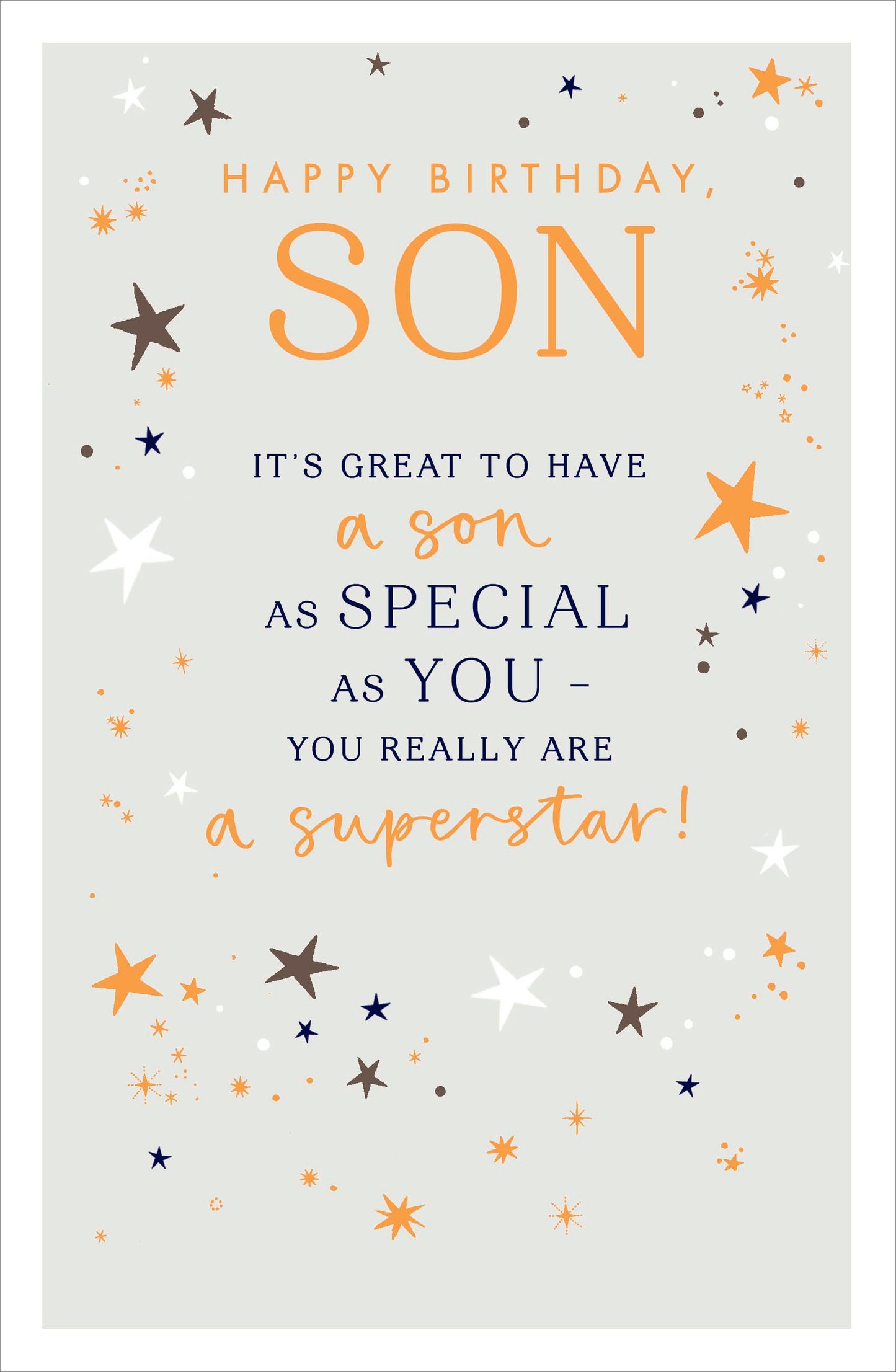 Standard Greeting Card Son & SIL  Range: Gibson Core Line