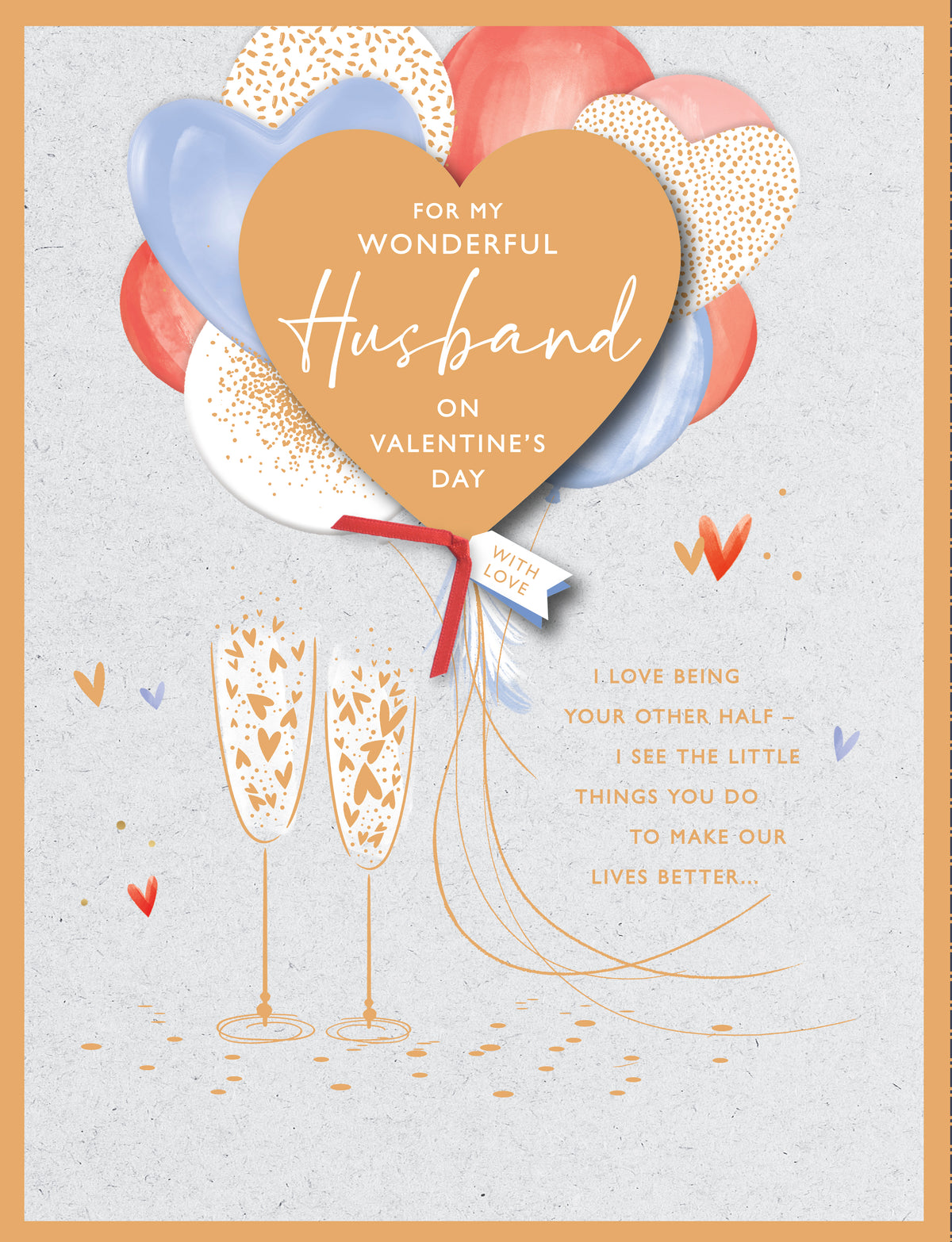 Hand Finished Greeting Cards Husband  Gibson Core Line