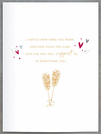 Hand Finished Greeting Cards Husband  Gibson Core Line