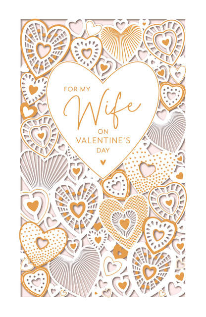 Hand Finished Greeting Cards Wife  Gibson Core Line