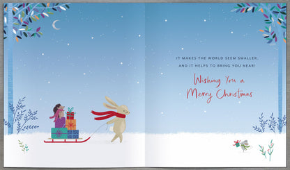 Standard Greeting Cards Across The Miles Cute Carlton Core Line