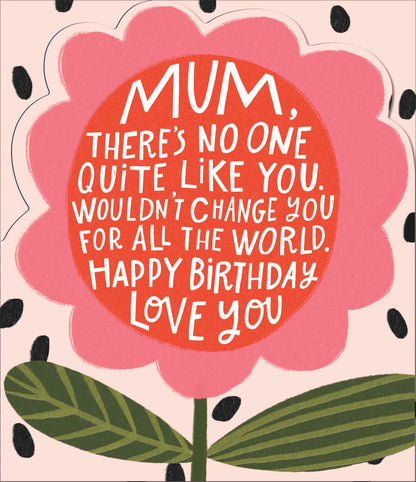 Standard Greeting Cards Birthday Mum  Carlton Core Line
