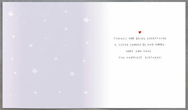 Standard Greeting Cards Birthday Sister  Mimosa Fizz