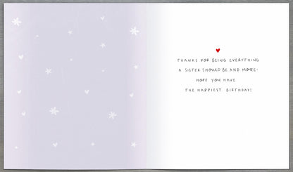 Standard Greeting Cards Birthday Sister  Mimosa Fizz