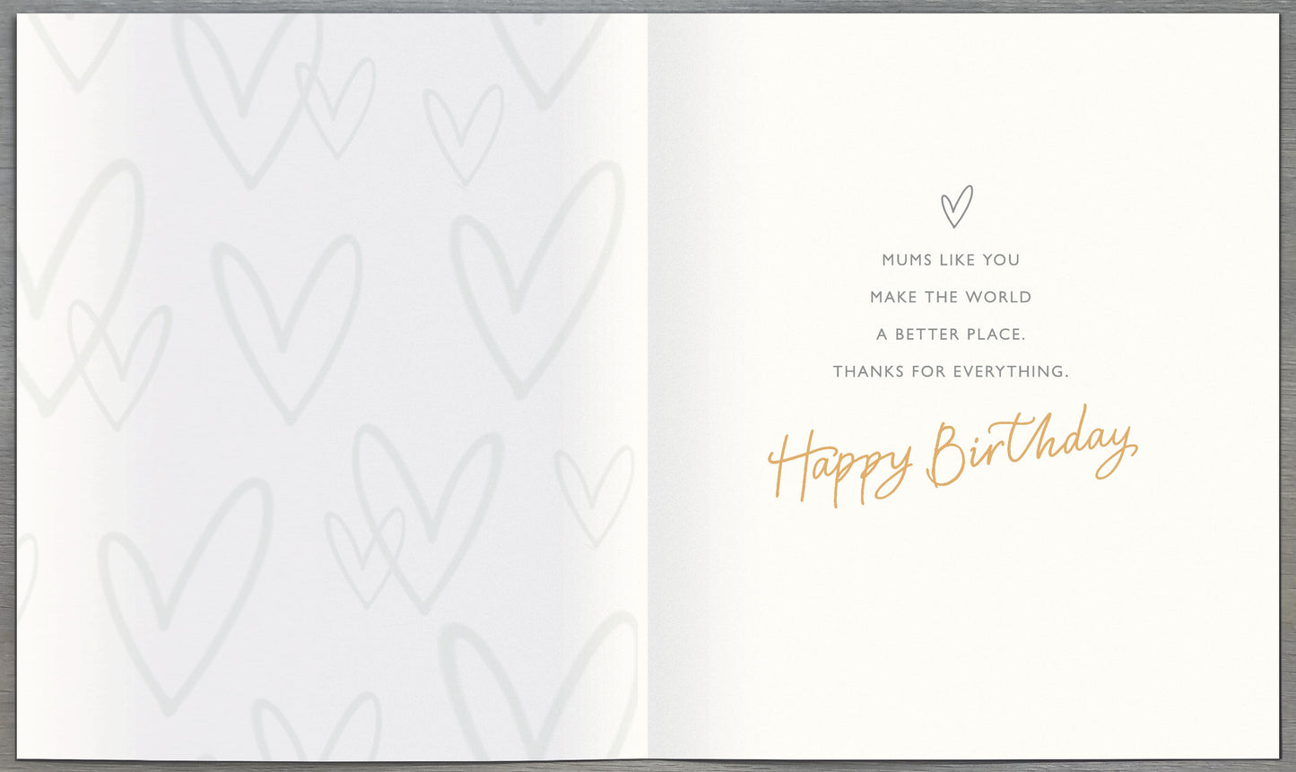 Standard Greeting Cards Birthday Mum  Carlton Core Line