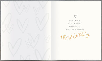 Standard Greeting Cards Birthday Mum  Carlton Core Line