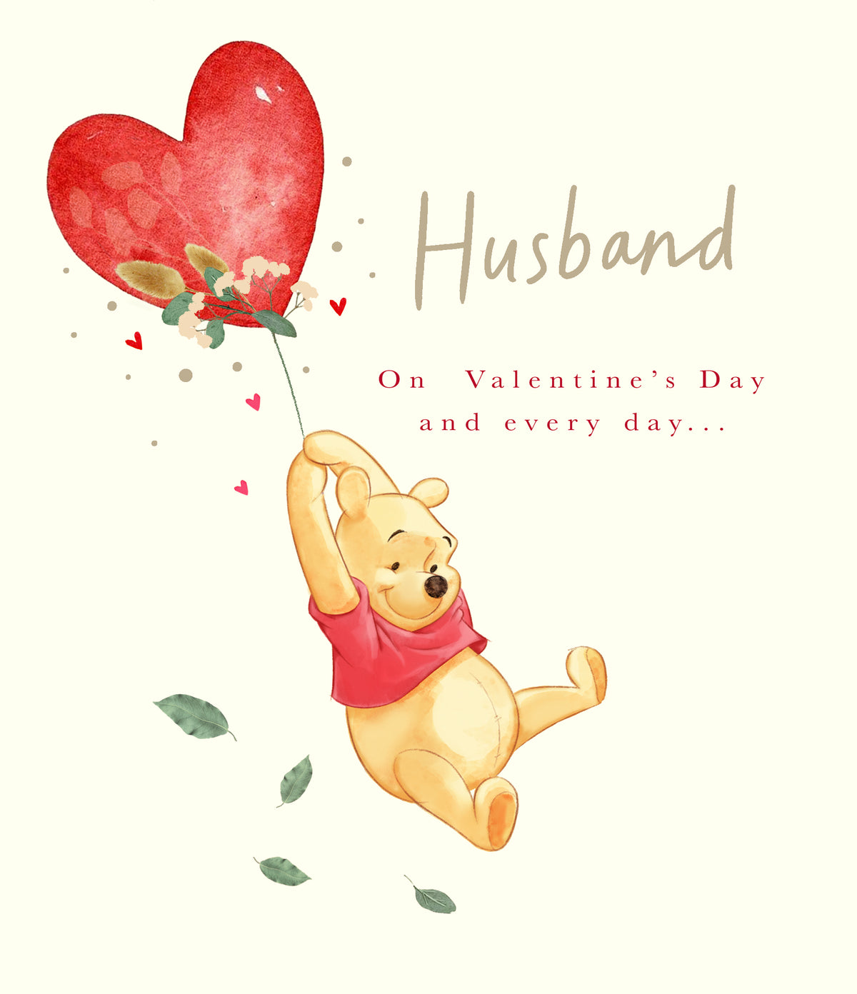 Standard Greeting Cards Husband Cute Disney Winnie the Pooh