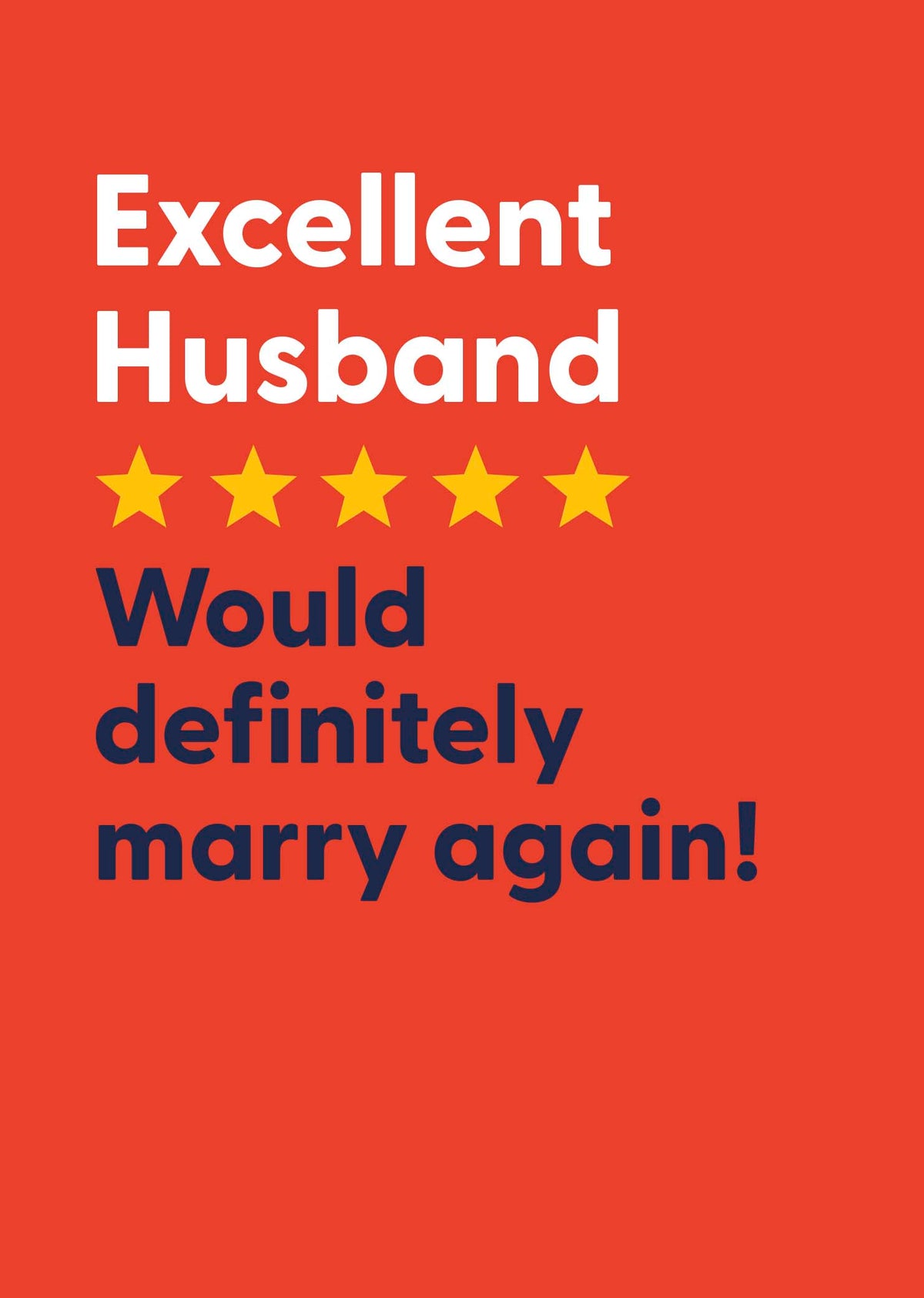 Standard Greeting Cards Husband Hum Believe the Type