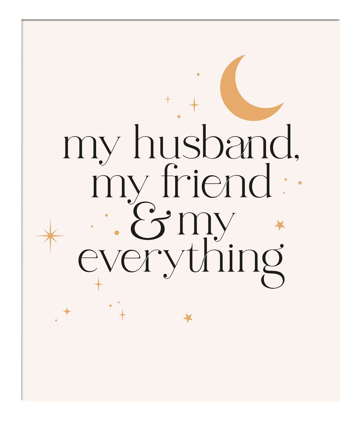 Clasp Greeting Cards Husband  Signature The Edit